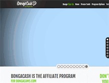 Tablet Screenshot of bongacash.com